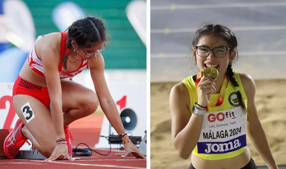 Cayetana Chirinos: orgullo peruano y español. Foto: composición LR/Cayetana Chirinos atleta/Instagram