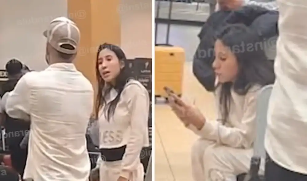 Bryan Torres y Samahara Lobatón habrían tenido un intercambio de palabras en el aeropuerto. Foto: composición LR/Instarándula