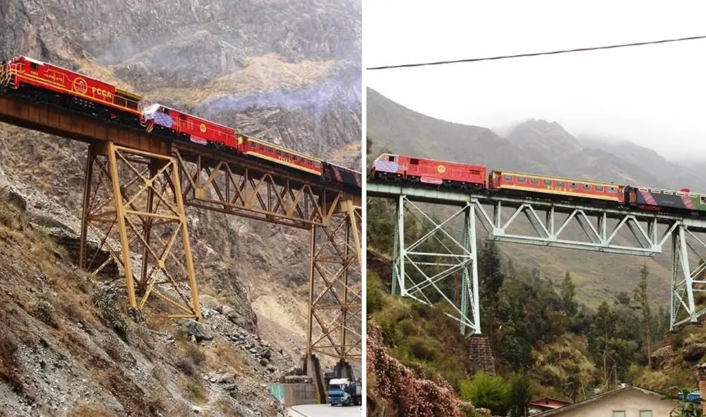 Este tren peruano se inauguró hace más de 100 años. Foto: composición LR/Andina Este tren peruano se inauguró hace más de 100 años. Foto: composición LR/Andina