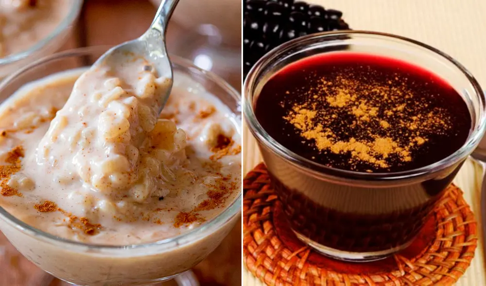 El tradicional arroz con leche y mazamorra morada no entraron en el ranking de Taste Atlas. Foto: composición LR (Andina/Difusión).