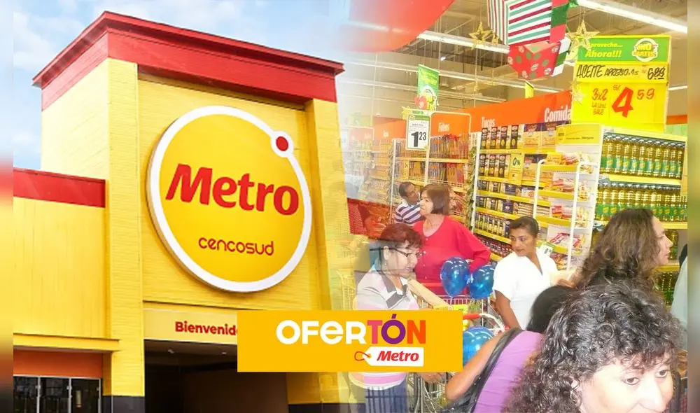 Metro remata miles de productos desde S/4.90 en estos locales: conoce cómo acceder a las ofertas. Foto: Composición LR / Metro.