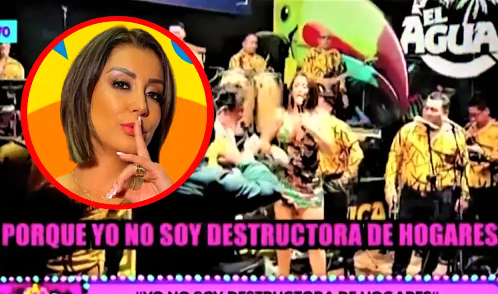 Karla Tarazona fue animadora en un evento en el que lanzó una indirecta. Foto: composición LR/Willax TV/Instagram/Karla Tarazona - Video: Willax TV Karla Tarazona fue animadora en un evento en el que lanzó una indirecta. Foto: composición LR/Willax TV/Instagram/Karla Tarazona - Video: Willax TV