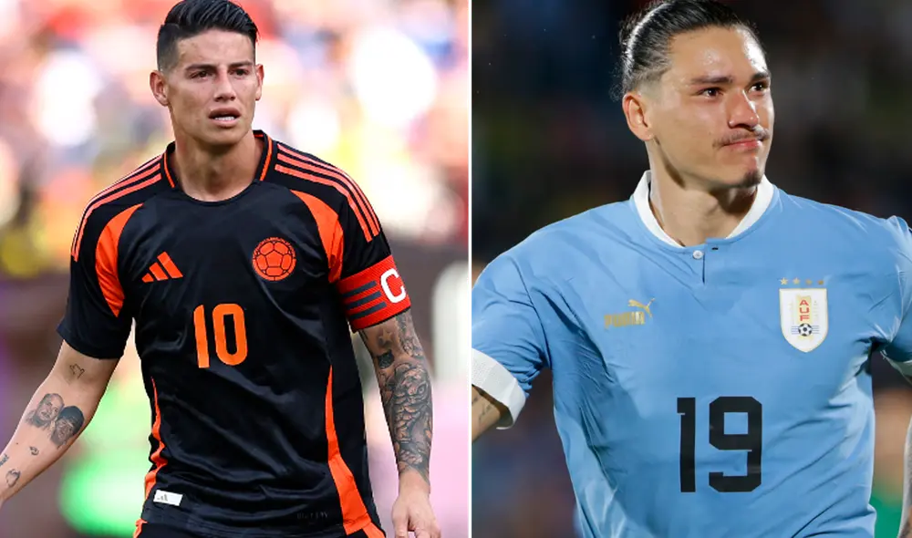 Colombia vs. Uruguay juegan en el MetLife Stadium de Estados Unidos. Foto: composición GLR.