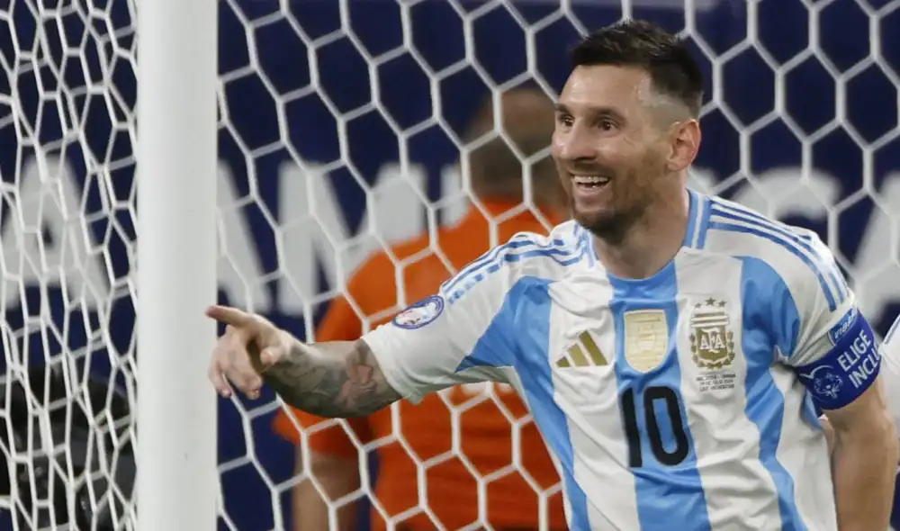 Lionel Messi convirtió en la victoria de Argentina sobre Canadá. Foto: AFP