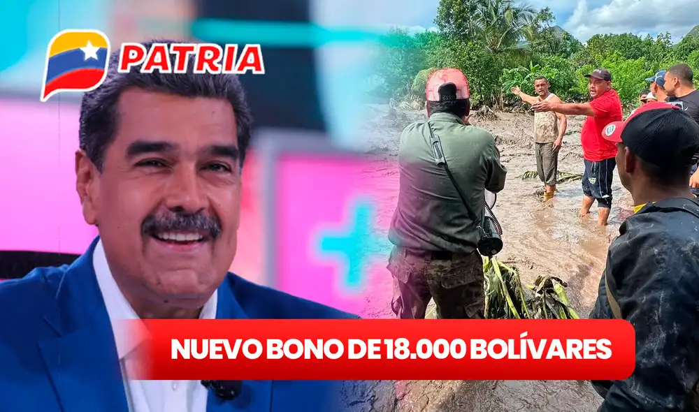 El gobierno de Nicolás Maduro entrega ayuda humanitaria a los damnificados por inundaciones y el huracán Beryl. Foto: composición LR/Patria.