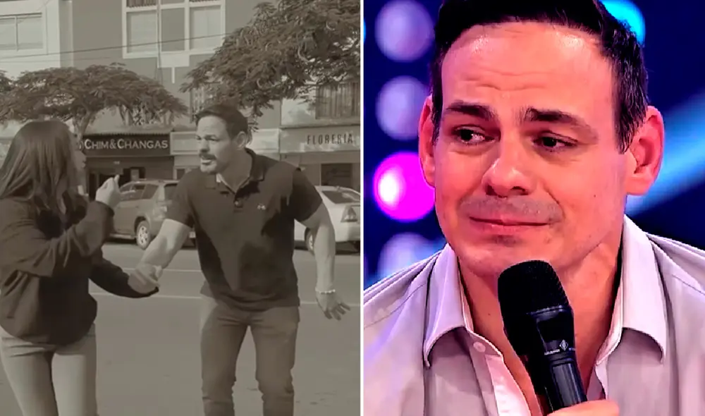 Mark Vito presentó a Sofía Chirinos como su nueva pareja durante el juicio a Keiko Fujimori. Foto: Composición LR/Captura Instagram/Sofía Chirinos/Captura/América TV