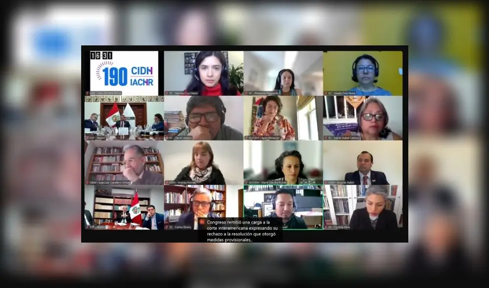 Audiencia de la CIDH para evaluar la impunidad de las violaciones a DDHH en Perú