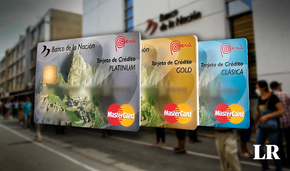 Las tarjetas de crédito del Banco de la Nación ofrecen una línea de crédito de hasta S/50.000. Foto: composición LR/Andina