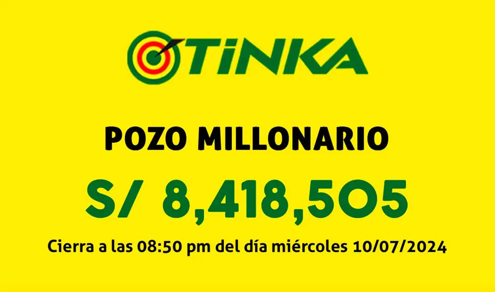 El sorteo de la Tinka se realizará este 10 de julio. Foto: Intralot El sorteo de la Tinka se realizará este 10 de julio. Foto: Intralot