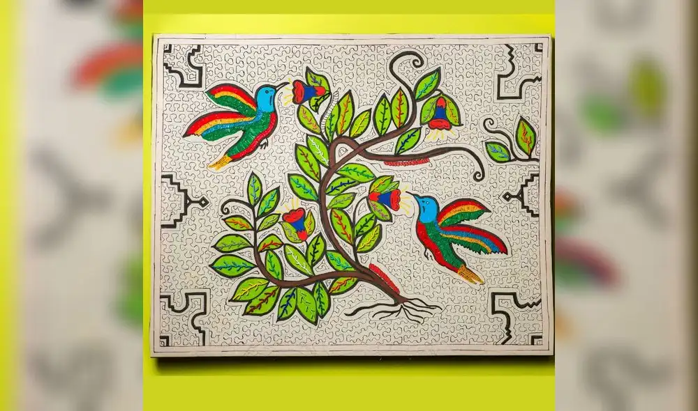 Obra de Silvia Ricopa. Obra de Silvia Ricopa.