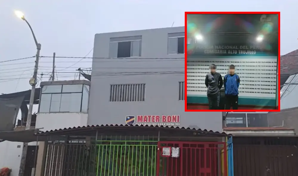 Menores fueron capturados por la policía. Foto: composición LR/difusión