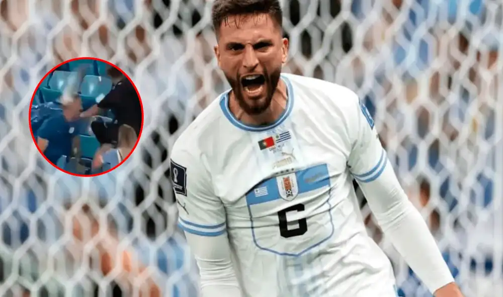 Rodrigo Betancur habría sido el causante de la grave herida del botellazo al preparador físico de Uruguay. Foto: composición LR/X