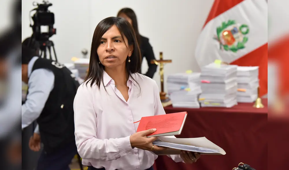 Para la abogada Giulliana Loza se ha pedido 6 años y 6 meses de prisión. | Foto: Melissa Merino / La República