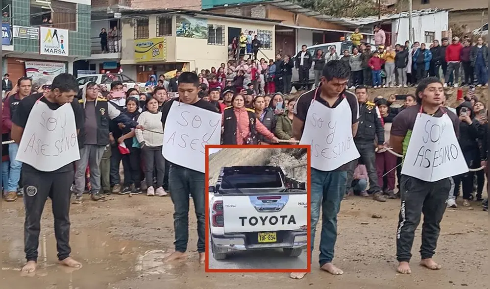 Cuatro sospechosos del crimen del empresario en Pataz fueron capturados. Foto: composición LR/Cortesía Cuatro sospechosos del crimen del empresario en Pataz fueron capturados. Foto: composición LR/Cortesía