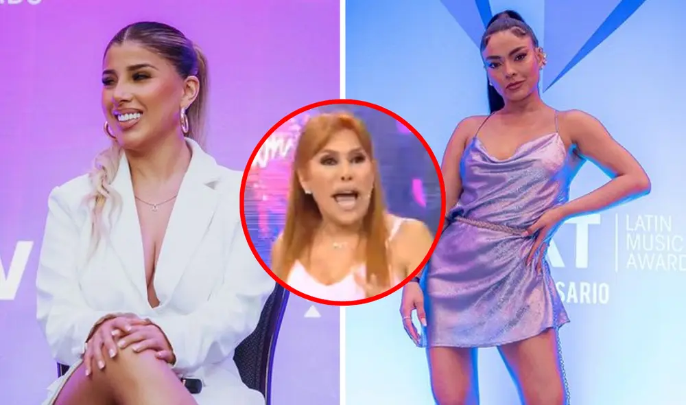 Magaly Medina comentó el monto que pagarían los artistas para estar en los Premios Heat 2024. Foto: composición LR/Magaly TV La Firme/Instagram Magaly Medina comentó el monto que pagarían los artistas para estar en los Premios Heat 2024. Foto: composición LR/Magaly TV La Firme/Instagram