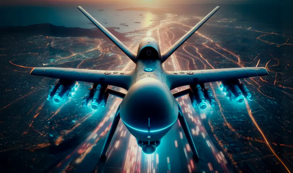 El drone ULTRA se ha convertido en una gran 'arma' para los intereses de este país de América. Foto: IA/Copilot