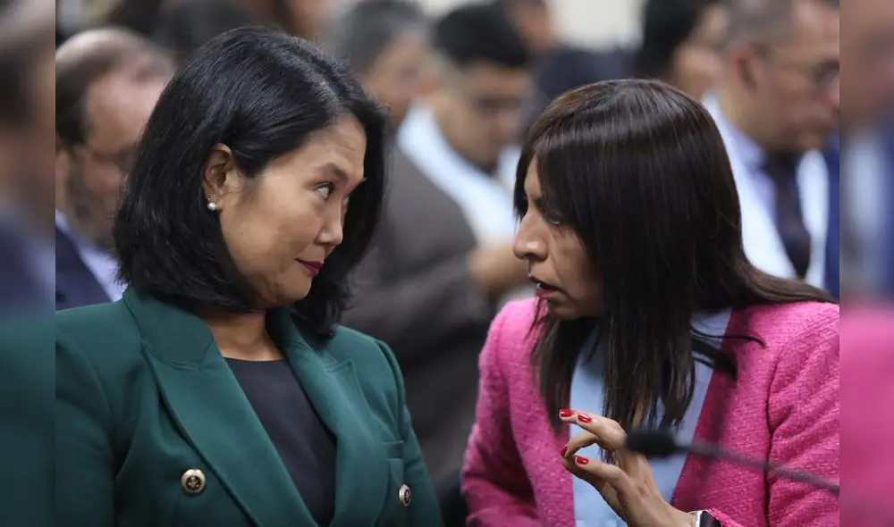Keiko Fujimori y Giulliana Loza