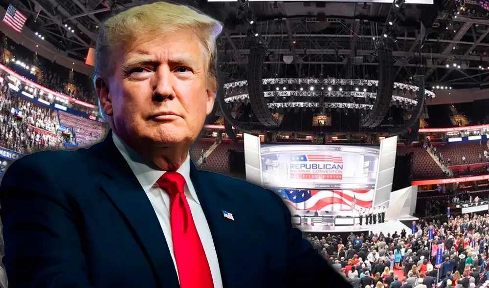 La Convención Nacional Republicana 2024, se desarrollará en la ciudad de Milwaukee, Wisconsin. Foto: composición LR/AFP/LA Times