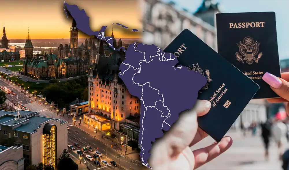 Canadá es el destino favorito por los migrantes según estudio. Foto: Composición LR Canadá es el destino favorito por los migrantes según estudio. Foto: Composición LR