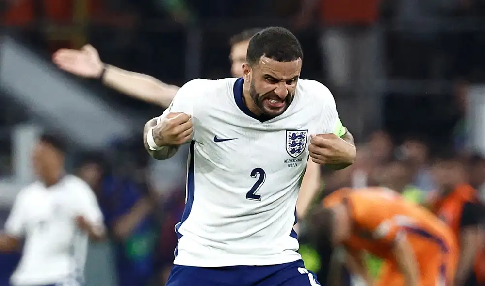 Kyle Walker es jugador de la selección inglesa y del Manchester City. Foto: AFP