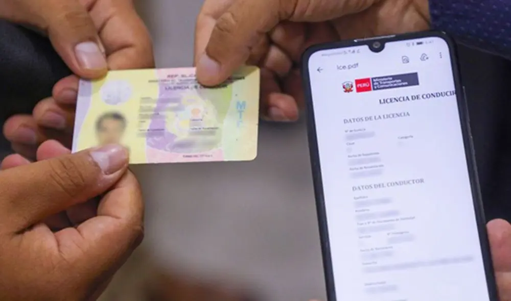 La licencia física tiene más ventajas que su versión física. Foto: Andina