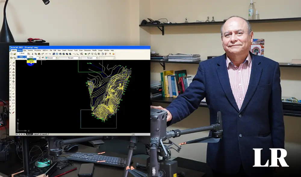 La creación del software fue posible gracias a los grandes conocimentos de programación del ingeniero Gutiérrez.      Foto: composición/LR