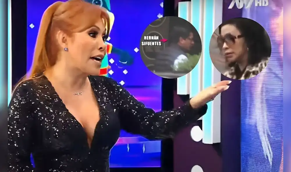 Esta evidencia demuestra que el cantante y el político se conocen desde hace tiempo. Foto: Composición LR/ Magaly TV, la firme