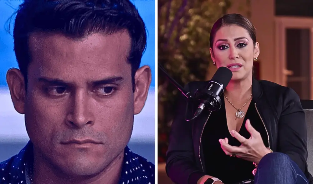 Karla Tarazona confesó que solo ve como amigo a Christian Domínguez. Foto: composición LR/Youtube/América TV Karla Tarazona confesó que solo ve como amigo a Christian Domínguez. Foto: composición LR/Youtube/América TV