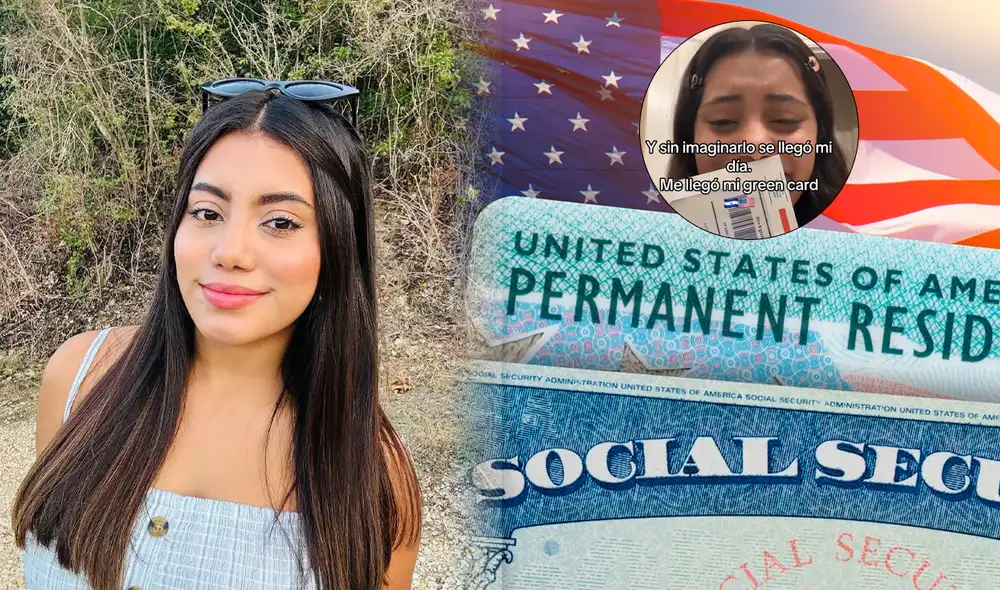 A través de la Petición de Familiar Extranjero, una joven salvadoreña pudo obtener la Green Card en dos meses. Foto: Composición LR