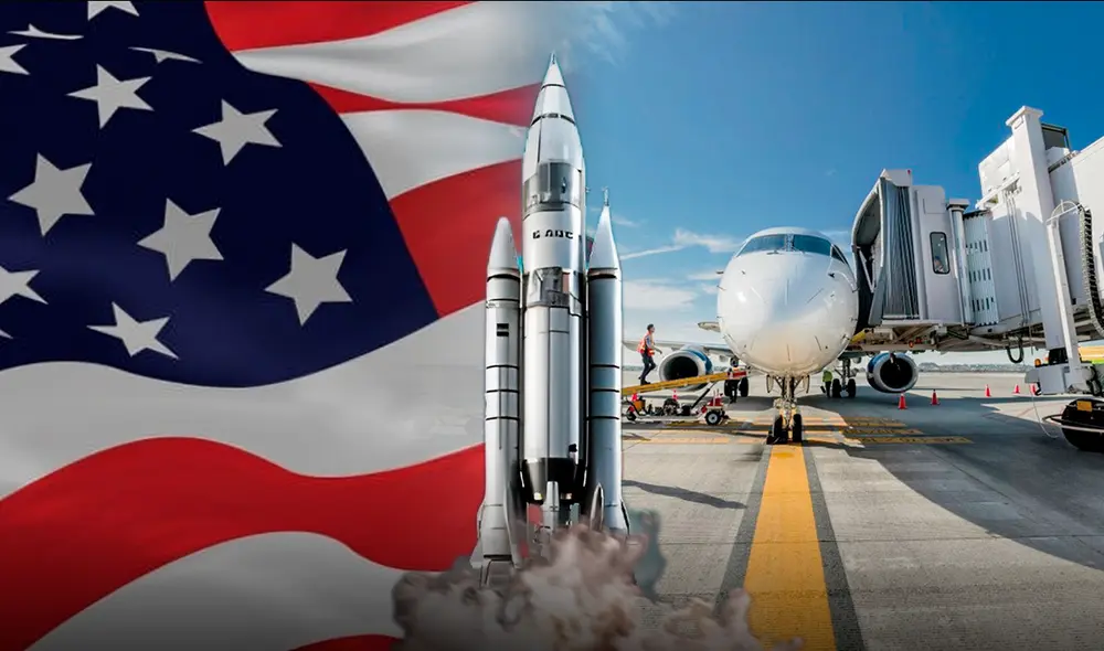 La construcción del puerto espacial en ese aeropuerto promete convertir al país en un actor clave en la industria aeroespacial. Foto: composición LR/Freepik/CDN - Video: Milenio