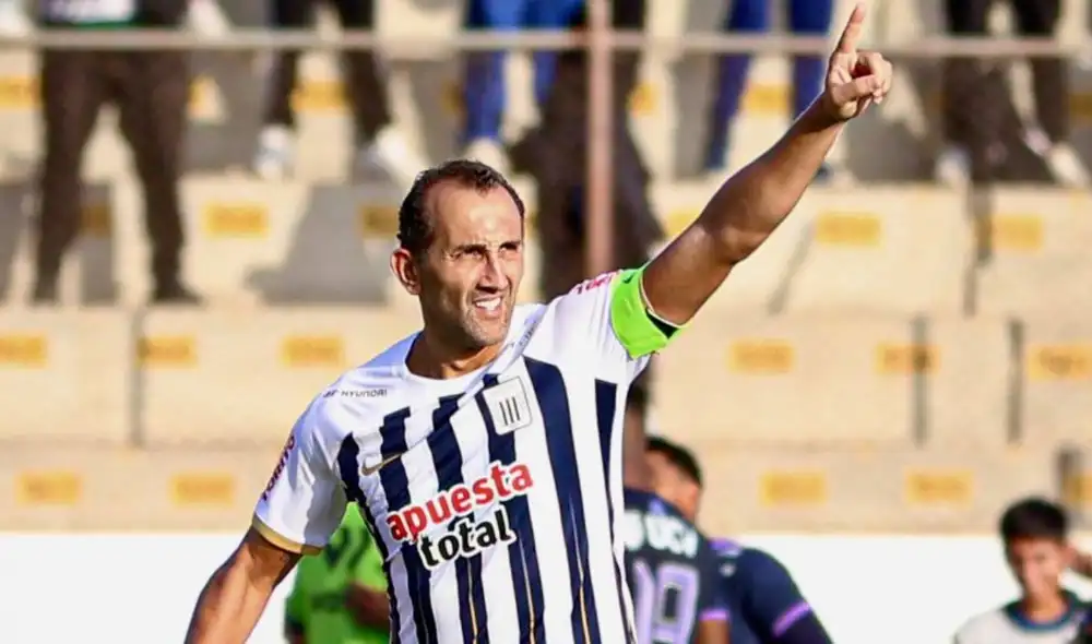 Hernán Barcos anotó un doblete en la victoria de Alianza Lima sobre César Vallejo. Foto: Liga 1