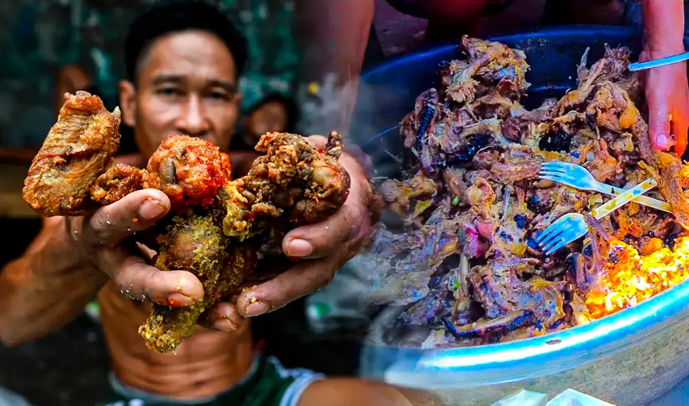 Estos restos incluyen sobras de carne, papas fritas y platos a medio comer, incluso comida congelada expirada. Foto: Composición LR/EFE/Captura. Estos restos incluyen sobras de carne, papas fritas y platos a medio comer, incluso comida congelada expirada. Foto: Composición LR/EFE/Captura.