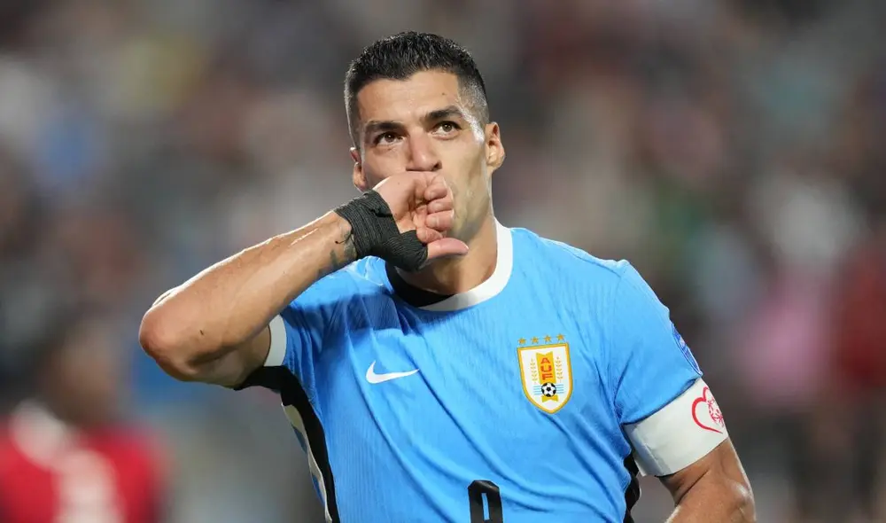 Luis Suárez anotó un gol agónico que permitió que Uruguay llegue a los penales, donde venció a Canadá. Foto: AFP Luis Suárez anotó un gol agónico que permitió que Uruguay llegue a los penales, donde venció a Canadá. Foto: AFP
