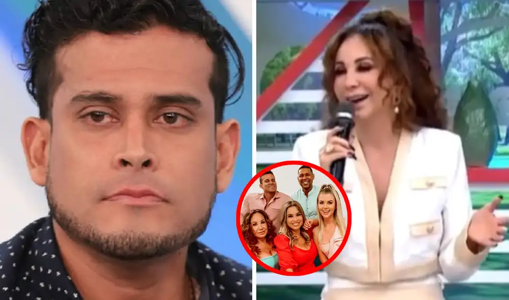 Janet Barboza pide de vuelta a Christian Domínguez. Foto: composición LR/América Hoy/Panamericana TV Janet Barboza pide de vuelta a Christian Domínguez. Foto: composición LR/América Hoy/Panamericana TV