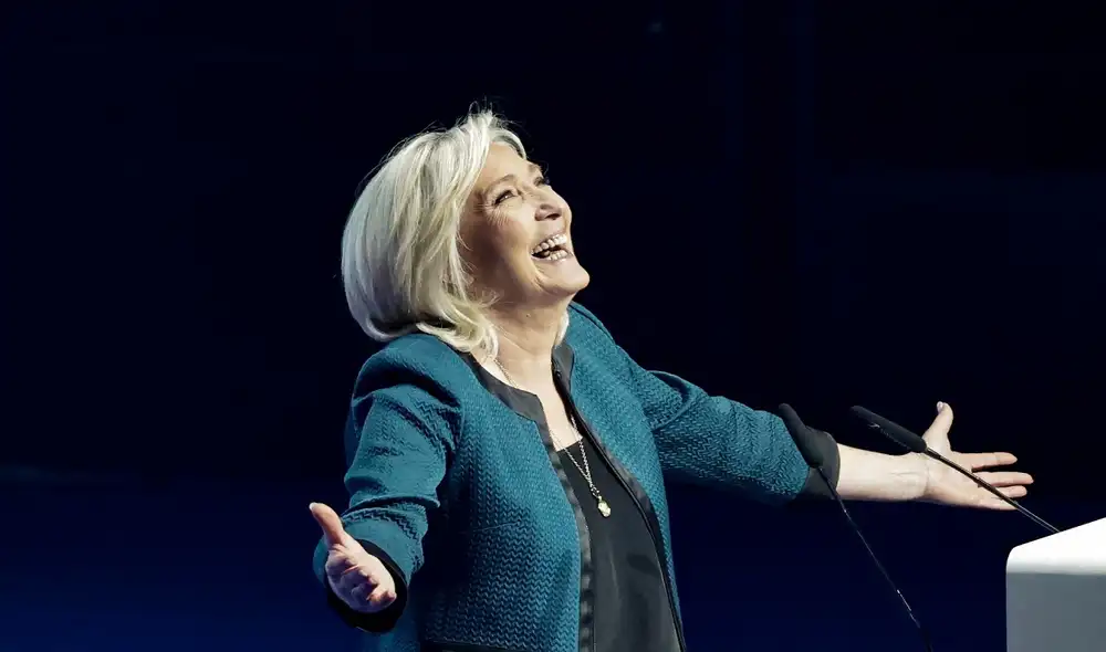 La francesa Marine Le Pen es uno de los rostros más mediáticos de la extrema derecha europea. Foto AFP La francesa Marine Le Pen es uno de los rostros más mediáticos de la extrema derecha europea. Foto AFP