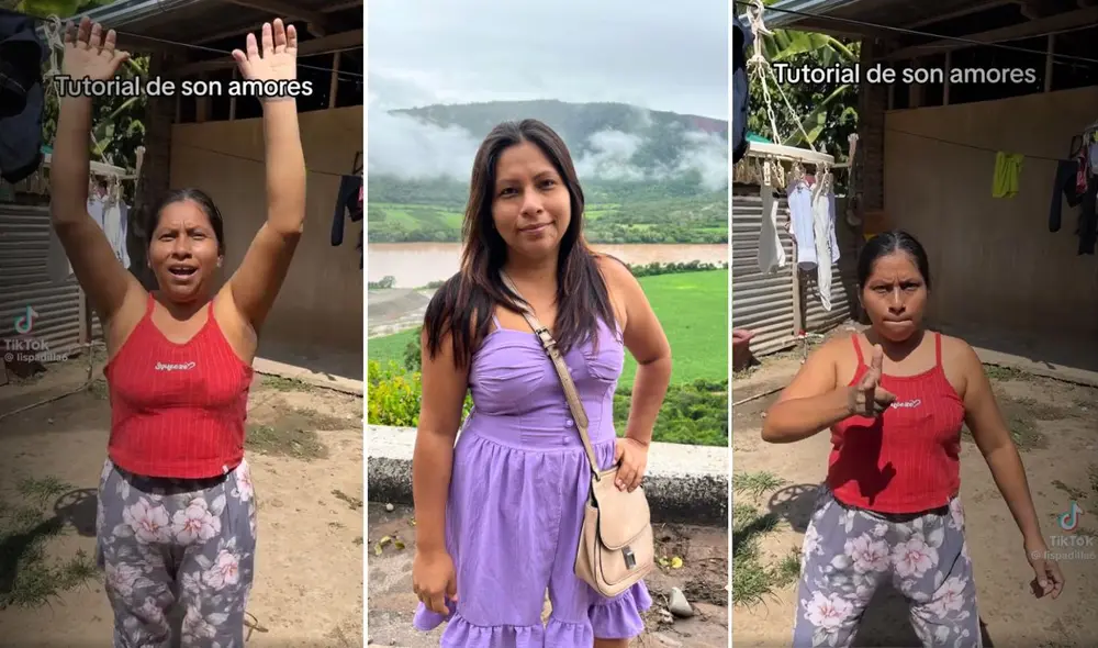 ¿Quién es Lis Padilla, la peruana que se hizo viral en TikTok con su trend 'Son de amores'?. Foto: Composición LR / Lis Padilla
