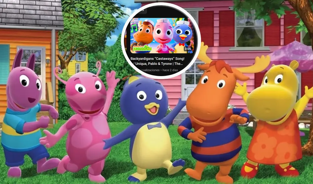 'Los Backyardigans' se transmitieron por primera vez en Discovery Kids. Foto: composición LR/YouTube/TheBackyardigansOfficial
