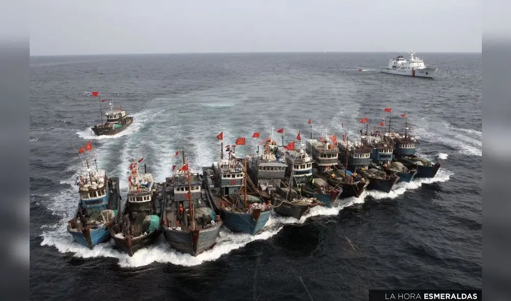 Hasta la fecha se han reportado más de 80 barcos chinos entrando a Perú. Foto: difusión