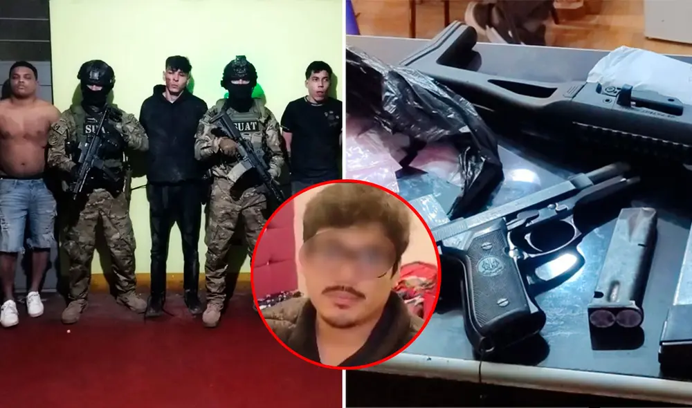 Delincuentes venezolanos se enfrentaron con armas a la Policía durante el operativo de rescate. Foto: PNP/Captura Latina Delincuentes venezolanos se enfrentaron con armas a la Policía durante el operativo de rescate. Foto: PNP/Captura Latina