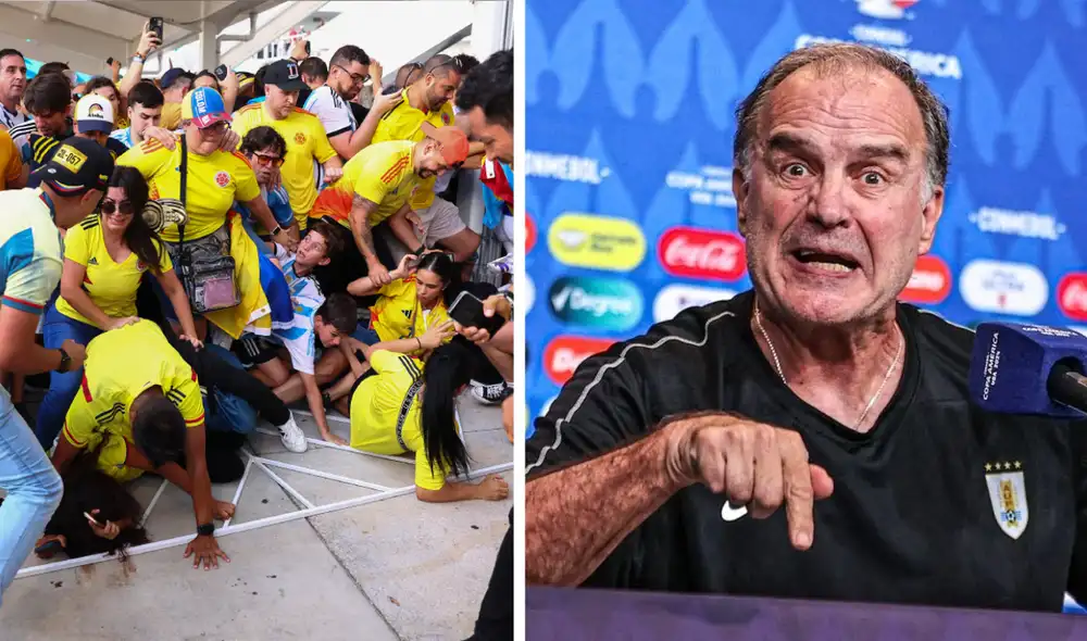 Marcelo Bielsa fue uno de los entrenadores que criticó a la Conmebol. Foto: composición LR/TyCSports/Twitter