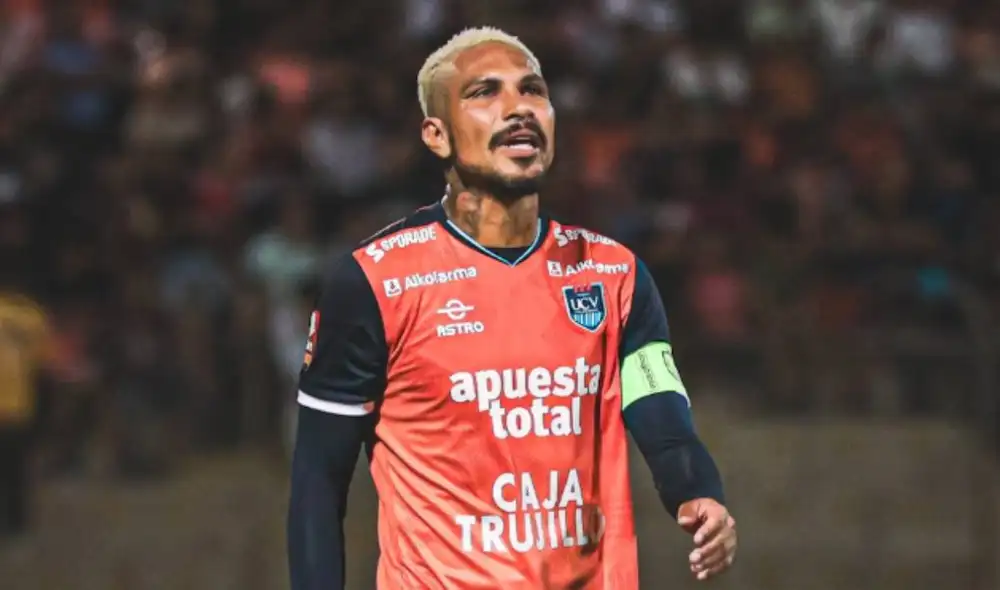Paolo Guerrero no ha jugado muchos partidos desde su llegada a César Vallejo. Foto: difusión.