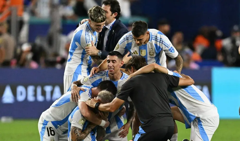 Argentina es bicampeón de la Copa América. Foto: AFP. Argentina es bicampeón de la Copa América. Foto: AFP.