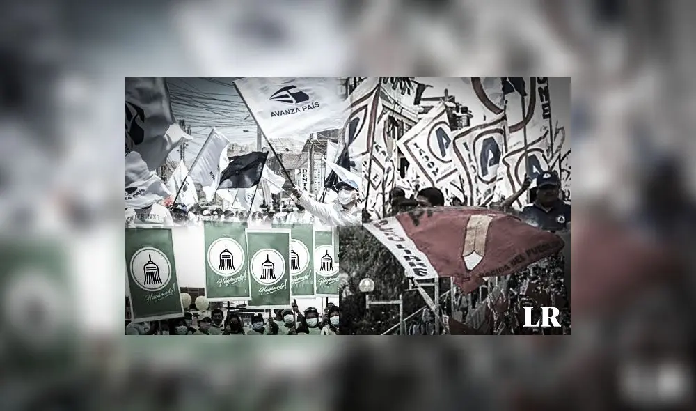 Avanza País, APP, Frente de la Esperanza 2021 y Perú Libre entre los partidos que tienen alcaldes con bajo desempeño. (Foto composición: La República)