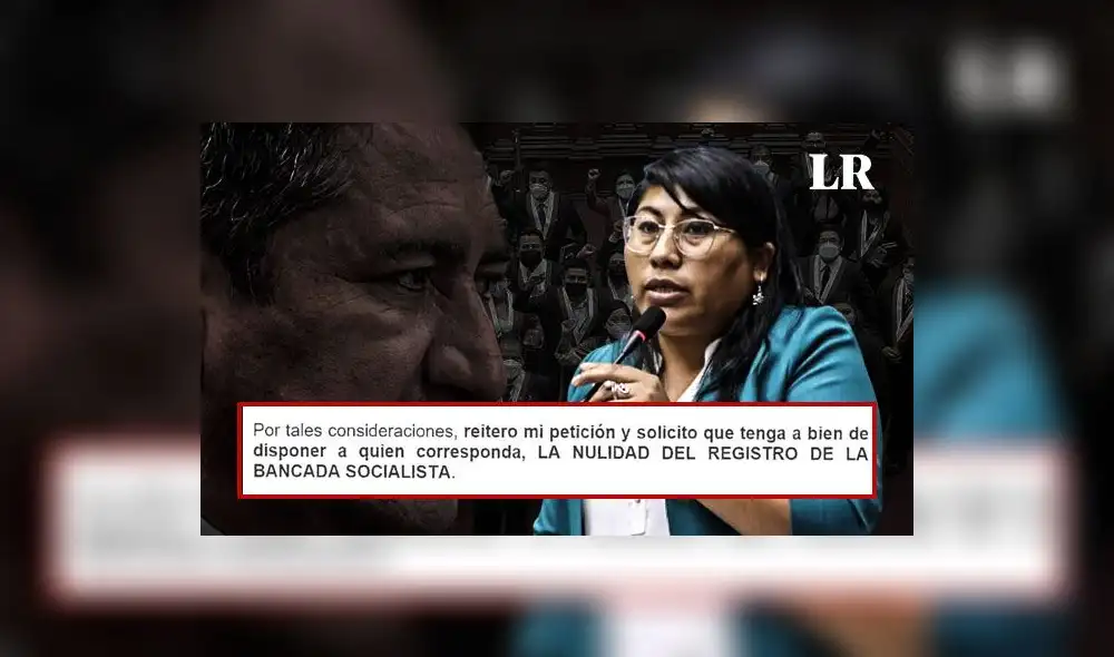 Margot Palacios, una de las diez cerronistas que quedan presentó un pedido contra la nueva bancada. (Foto composición: La República) Margot Palacios, una de las diez cerronistas que quedan presentó un pedido contra la nueva bancada. (Foto composición: La República)