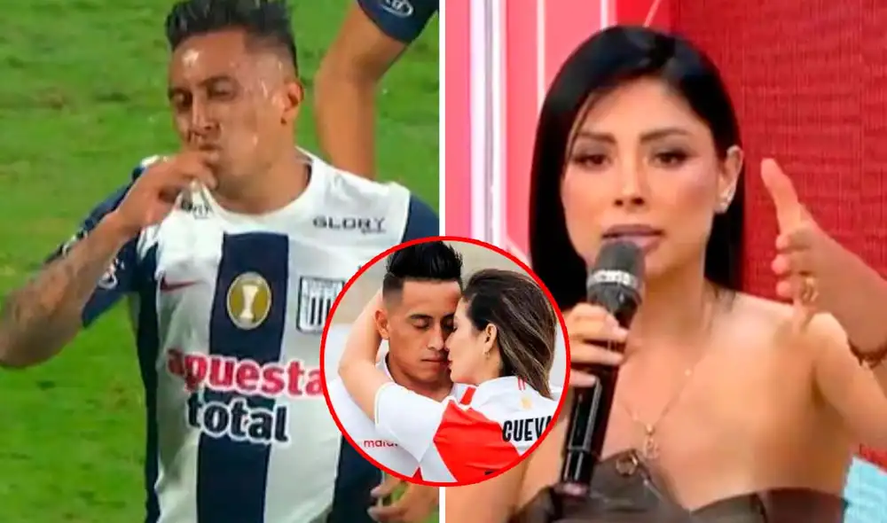 Pamela Franco y Christian Cueva siguen siendo vinculados sentimentalmente. Foto: Composición LR/Captura Liga 1 Max/Captura América TV/Captura Instagram