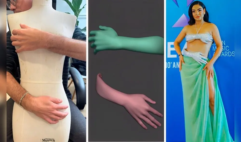 El diseñador peruano agradeció la confianza que le brindó la cantante para vestirla. Foto: Composición LR/ Instagram