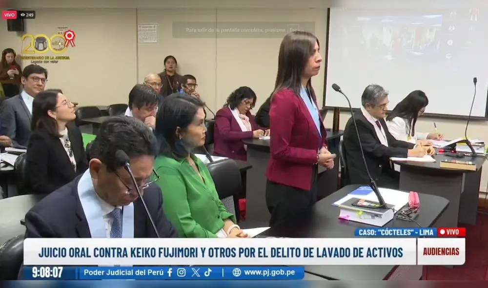 Giulliana Loza pidió la absolución de Keiko Fujimori