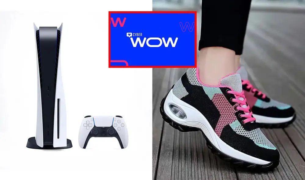 Artículos muy solicitados como la PS5 están con un buen descuento por el Cyber Wow. Foto: composición LR/Sony/Cyber Wow/Falabella