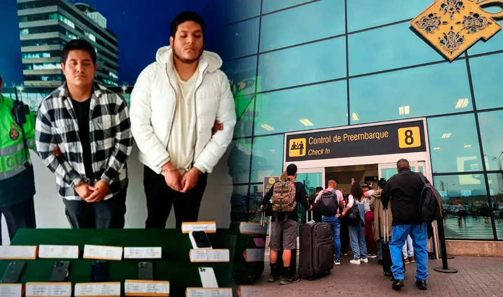 Los sujetos intentaban pasar 16 celulares a Chile. Foto: composición LR/captura Latina Los sujetos intentaban pasar 16 celulares a Chile. Foto: composición LR/captura Latina