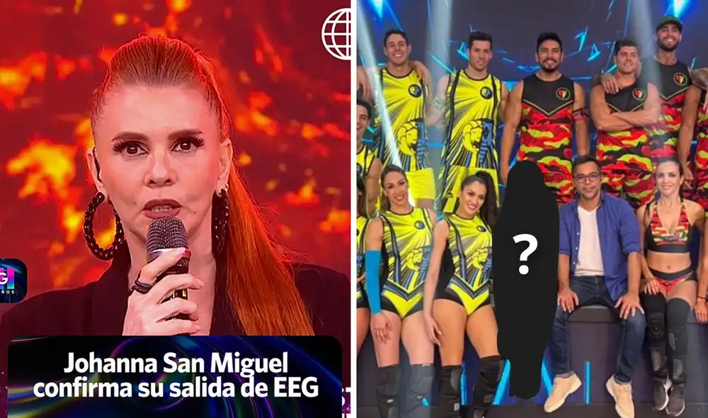 Johanna San Miguel se despide de 'Esto es guerra'. Foto: composición LR/captura de pantalla/américa tv Johanna San Miguel se despide de 'Esto es guerra'. Foto: composición LR/captura de pantalla/américa tv